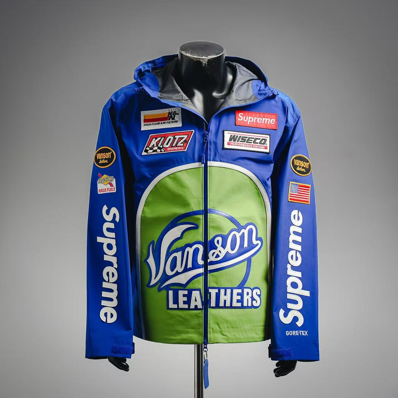 Veste extérieure en cuir Gore-Tex Suprême Vanson Royal