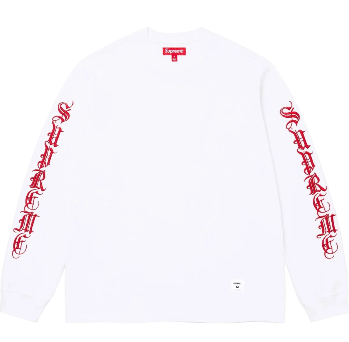 Supreme Old English long-sleeve